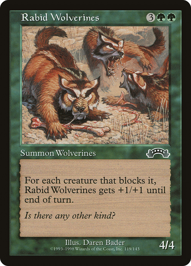 {C} Rabid Wolverines [Exodus][EXO 119]