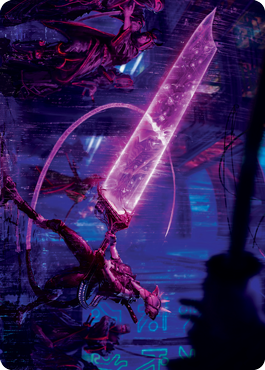 {A} Enormous Energy Blade Art Card [Kamigawa: Neon Dynasty Art Series][ANEO 016]