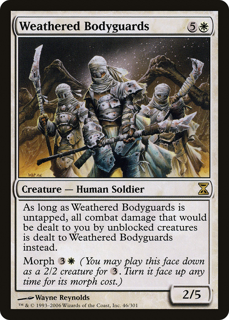 {R} Weathered Bodyguards [Time Spiral][TSP 046]