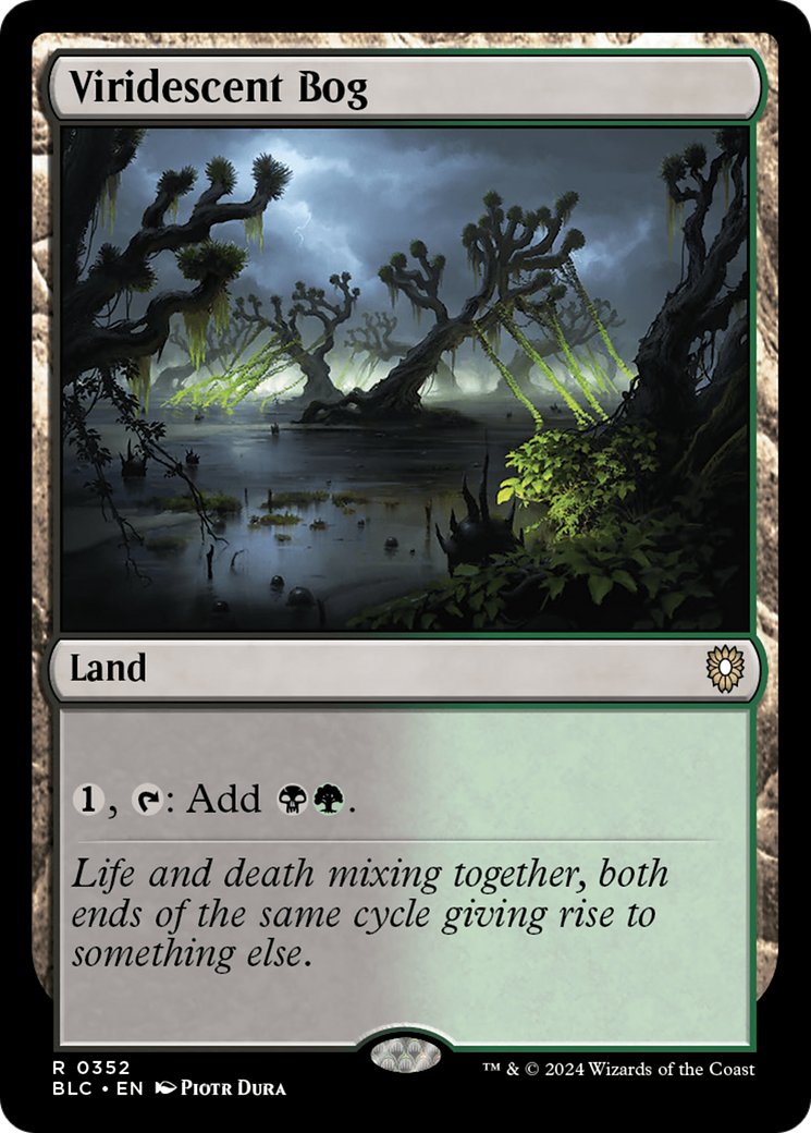 {R} Viridescent Bog [Bloomburrow Commander][BLC 352]