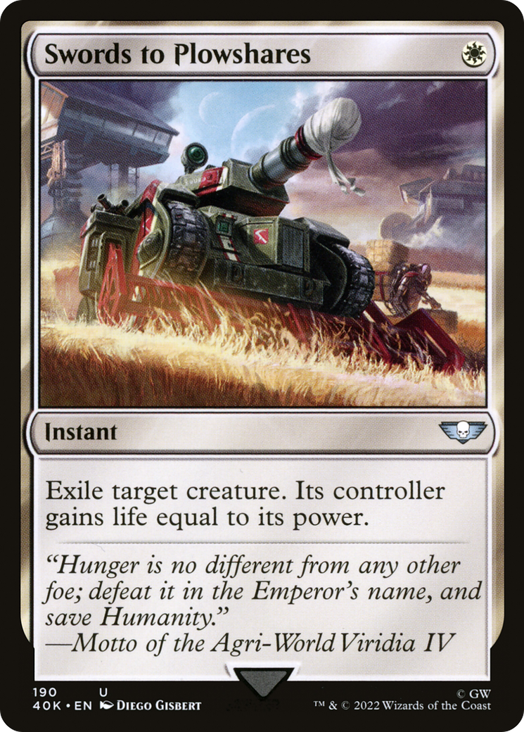 {C} Swords to Plowshares [Universes Beyond: Warhammer 40,000][40K 190]