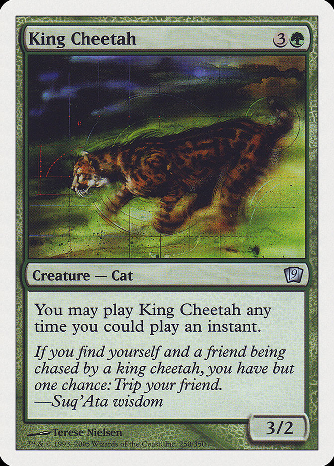 {C} King Cheetah [Ninth Edition][9ED 250]