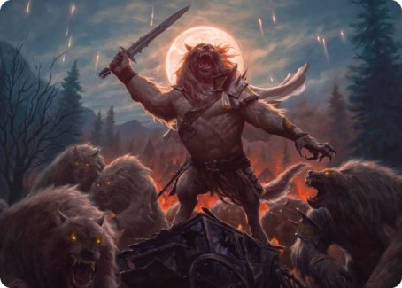 {A} Tovolar, the Midnight Scourge 1 Art Card [Innistrad: Midnight Hunt Art Series][AMID 006]