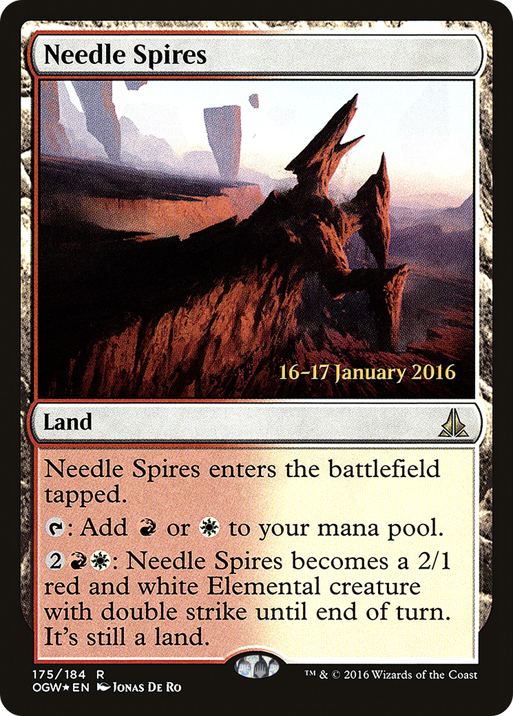{R} Needle Spires [Oath of the Gatewatch Prerelease Promos][PR OGW 175]