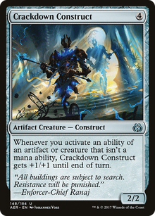 {C} Crackdown Construct [Aether Revolt][AER 148]