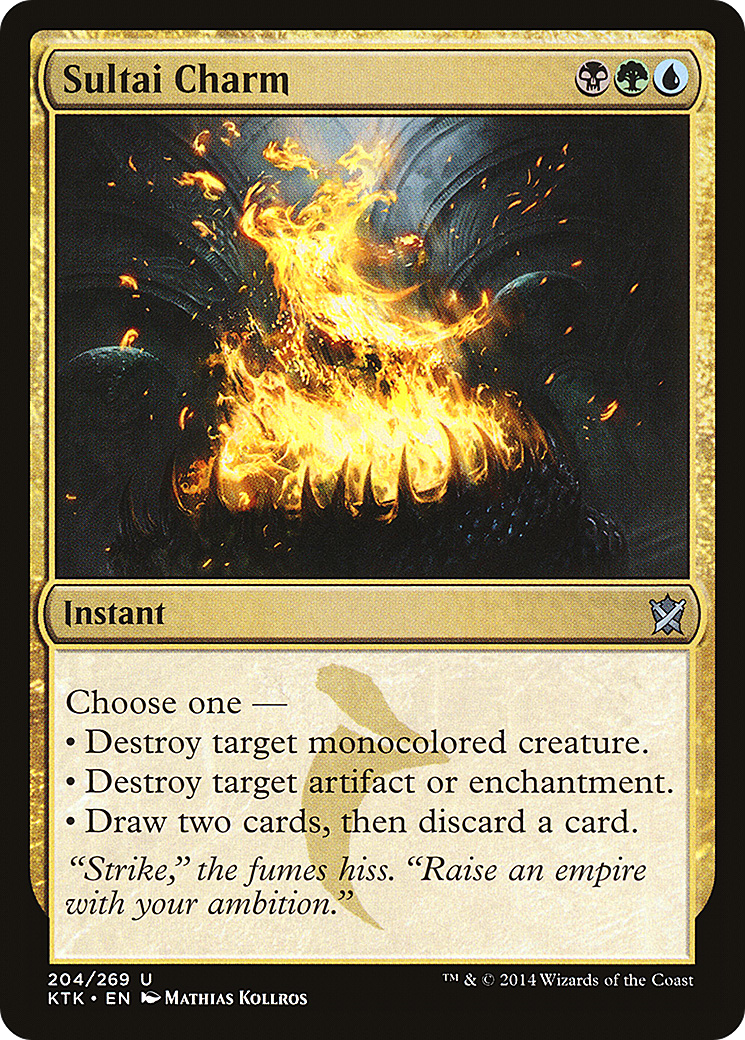 {C} Sultai Charm [Khans of Tarkir][KTK 204]