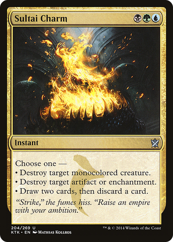 {C} Sultai Charm [Khans of Tarkir][KTK 204]