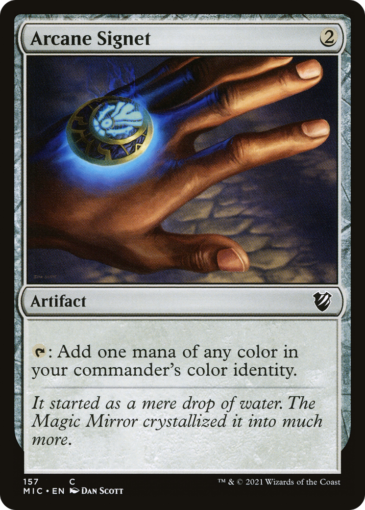 {C} Arcane Signet [Innistrad: Midnight Hunt Commander][MIC 157]