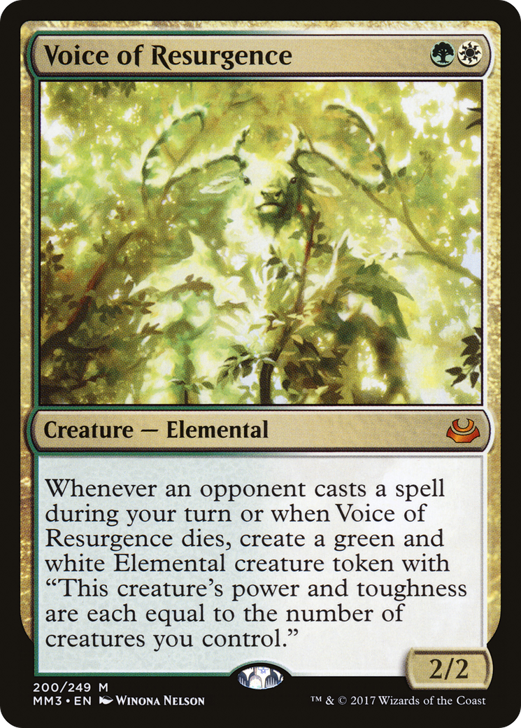 {R} Voice of Resurgence [Modern Masters 2017][MM3 200] - Misty Mountain Games