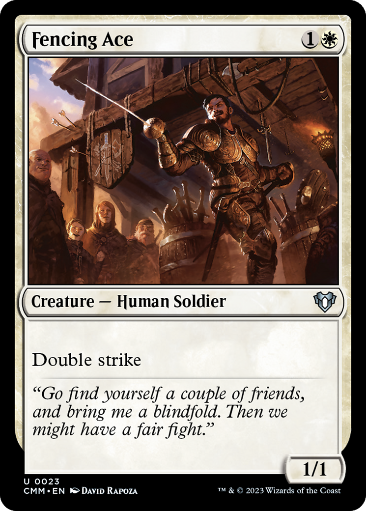 {C} Fencing Ace [Commander Masters][CMM 023]