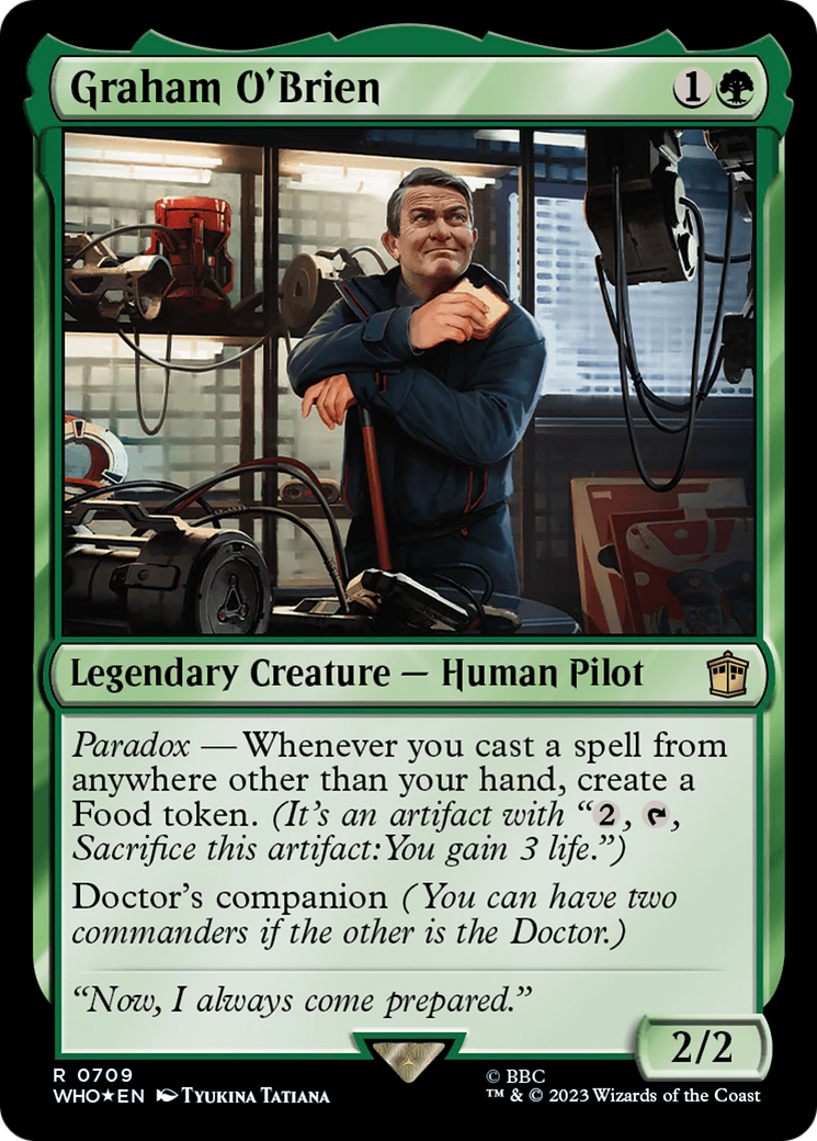 {R} Graham O'Brien (Surge Foil) [Doctor Who][WHO 709]