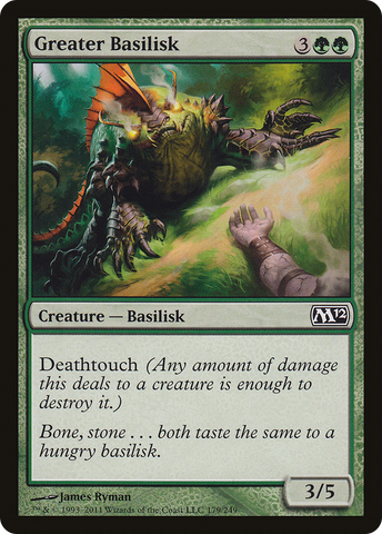 {C} Greater Basilisk [Magic 2012][M12 179]