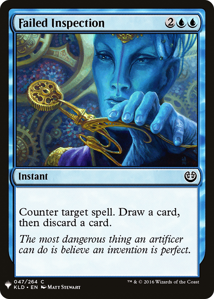 {C} Failed Inspection [Mystery Booster][LS KLD 047]