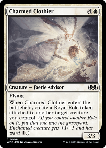 {@C} Charmed Clothier [Wilds of Eldraine][WOE 006]