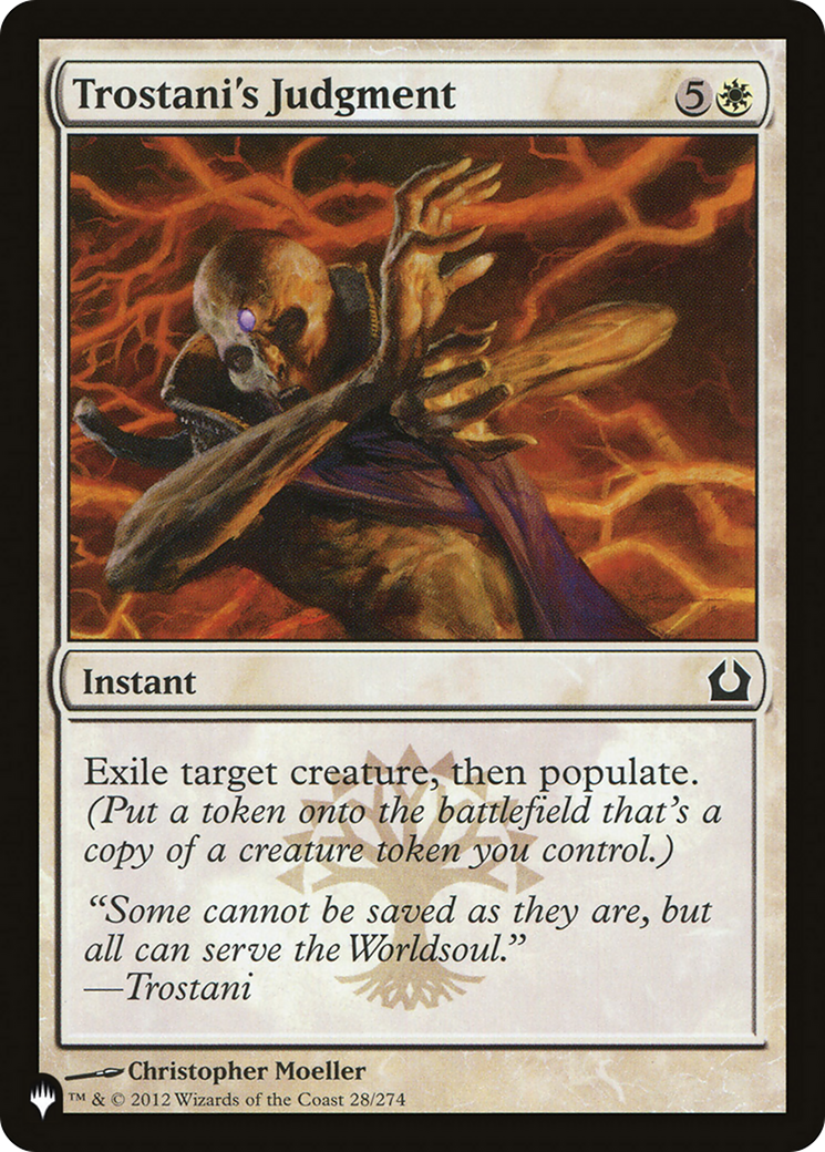 Trostani's Judgment [LIST 28/274]
