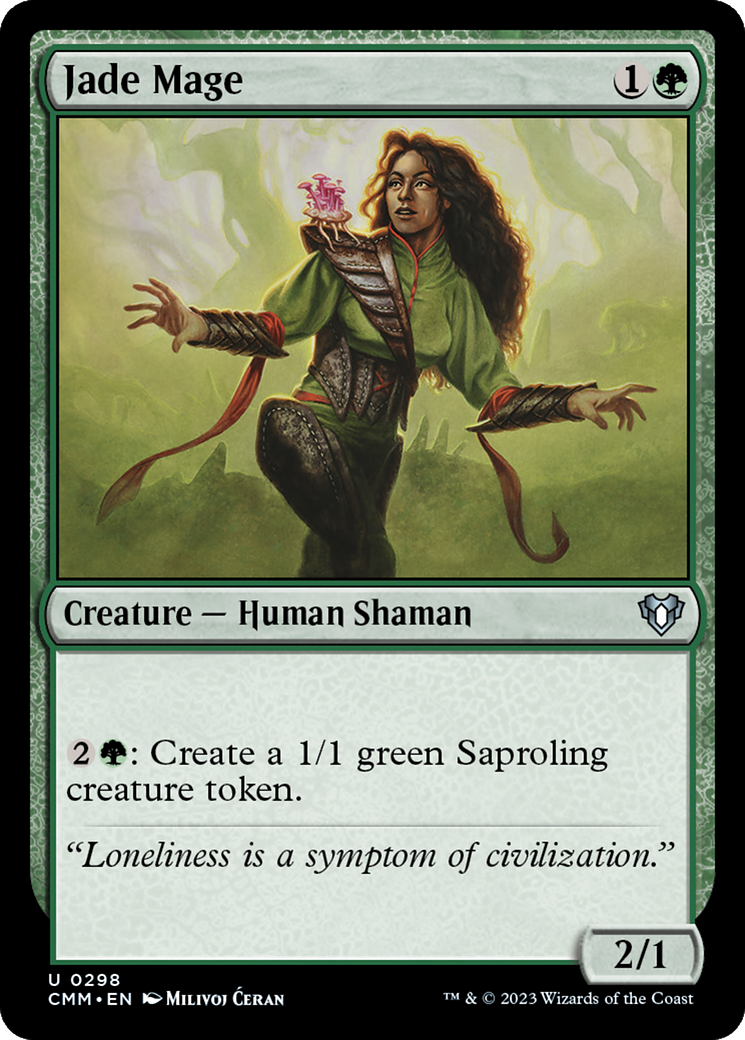 {C} Jade Mage [Commander Masters][CMM 298]