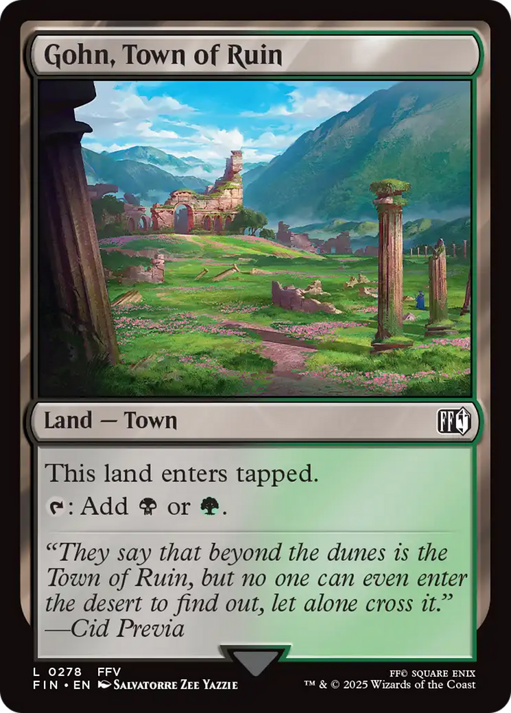 {@C} Gohn, Town of Ruin [FINAL FANTASY][FIN 278]