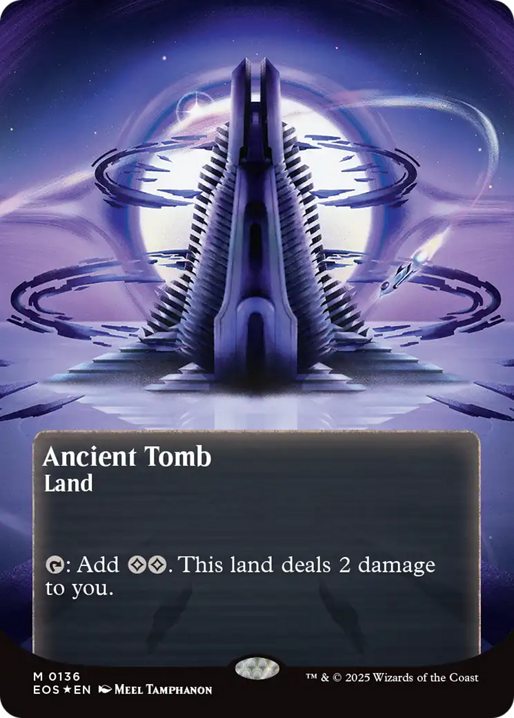 {@@ EOC R} Ancient Tomb (0136) (Poster) (Galaxy Foil) [Edge of Eternities: Stellar Sights][EOS 136]
