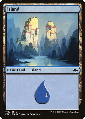 {B}[FRF 178] Island (178) [Fate Reforged]