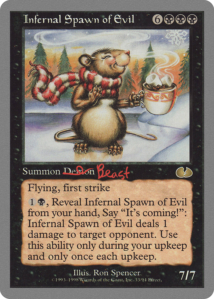 {R} Infernal Spawn of Evil [Unglued][UGL 033] - Misty Mountain Games