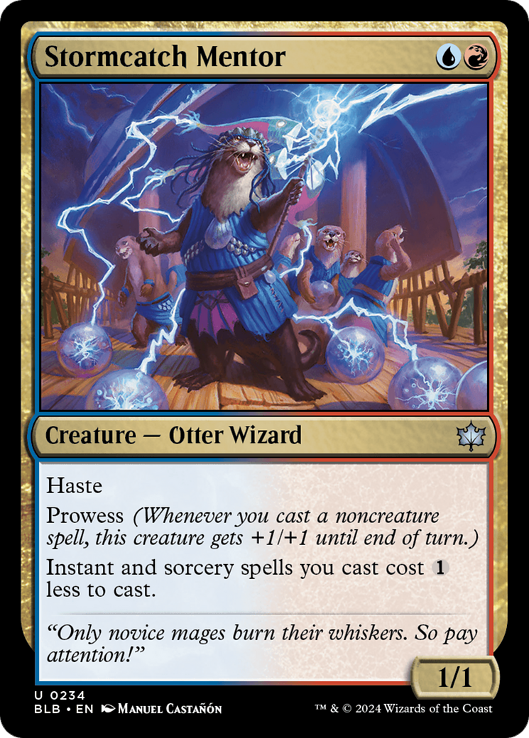 {@C} Stormcatch Mentor [Bloomburrow][BLB 234]