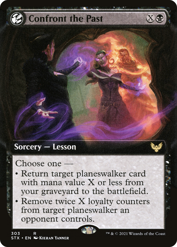 {R} Confront the Past (Extended Art) [Strixhaven: School of Mages][STX 303]
