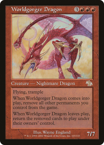 {R} Worldgorger Dragon [Judgment][JUD 103]