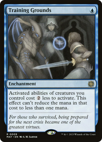 {R} Training Grounds [Murders at Karlov Manor Promos][PP MAT 009]