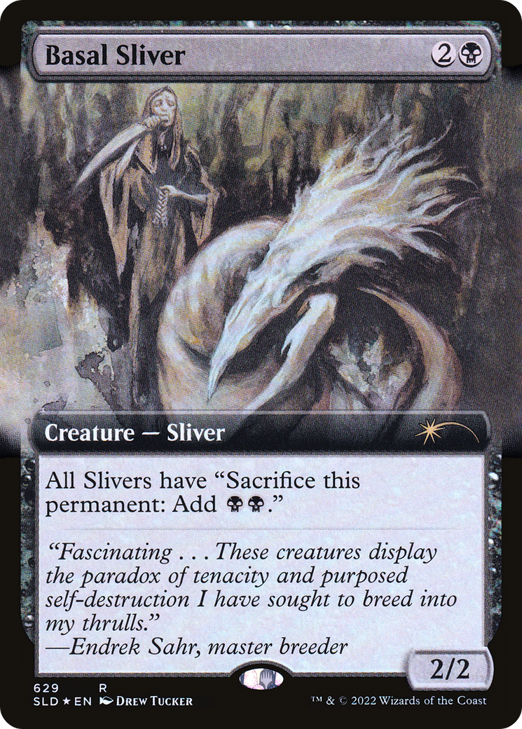 {R} Basal Sliver (Extended Art) [Secret Lair Drop Promos][SLD 629]