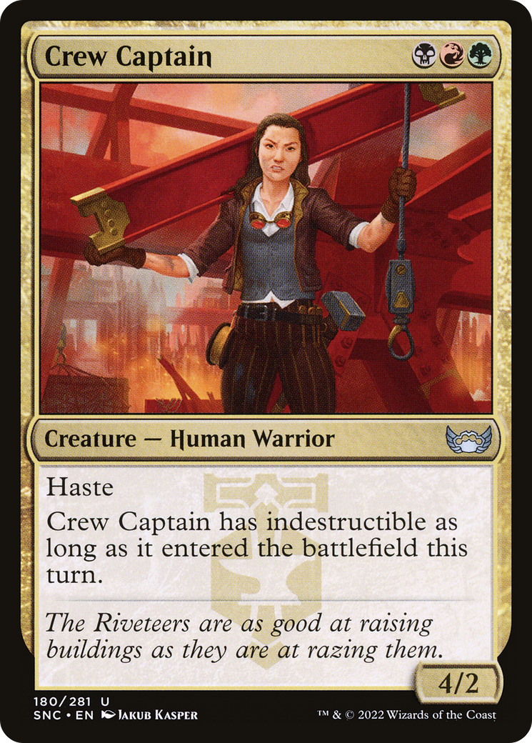{C} Crew Captain [Streets of New Capenna][SNC 180]