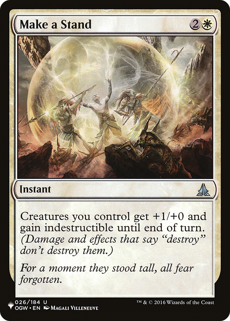 Make a Stand [LIST 026/184]