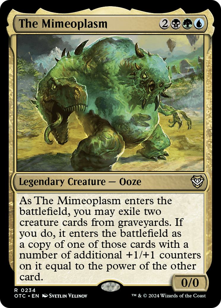 {R} The Mimeoplasm [Outlaws of Thunder Junction Commander][OTC 234]
