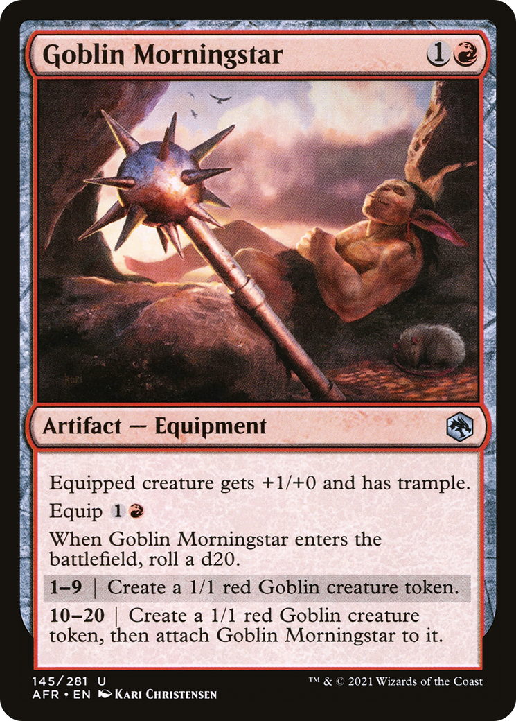 {C} Goblin Morningstar [Dungeons & Dragons: Adventures in the Forgotten Realms][AFR 145]