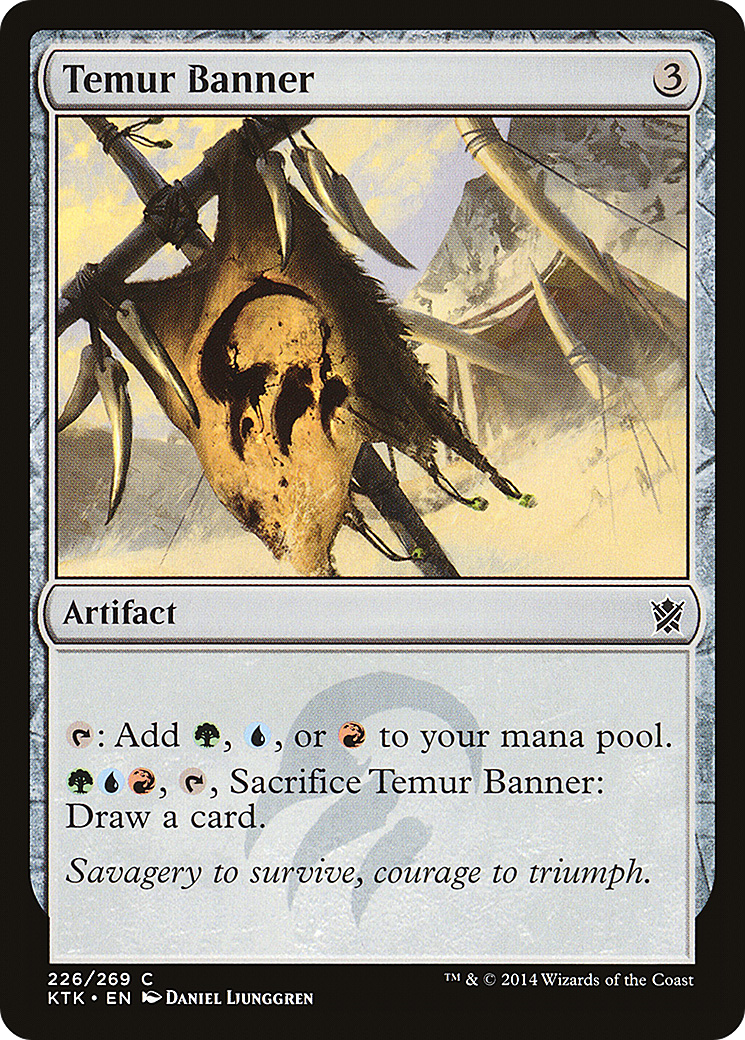 {C} Temur Banner [Khans of Tarkir][KTK 226]