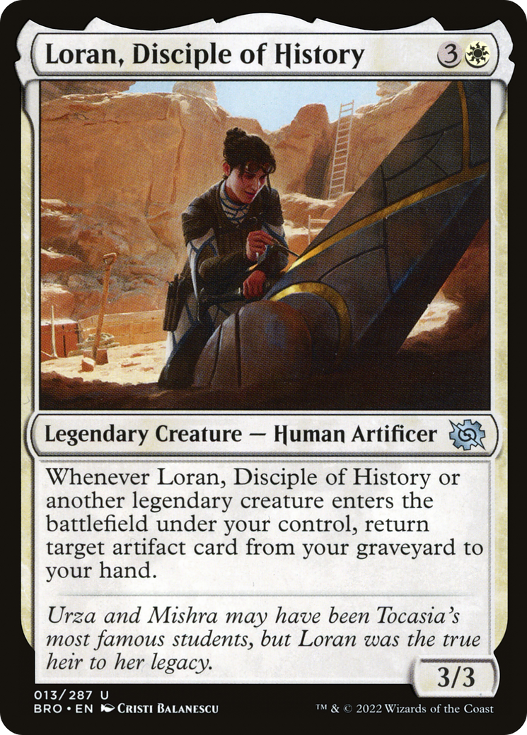 {C} Loran, Disciple of History [The Brothers' War][BRO 013]