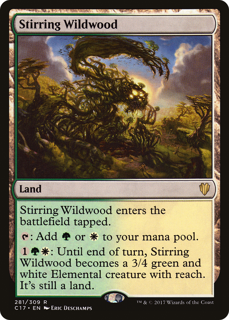 {R} Stirring Wildwood [Commander 2017][C17 281]