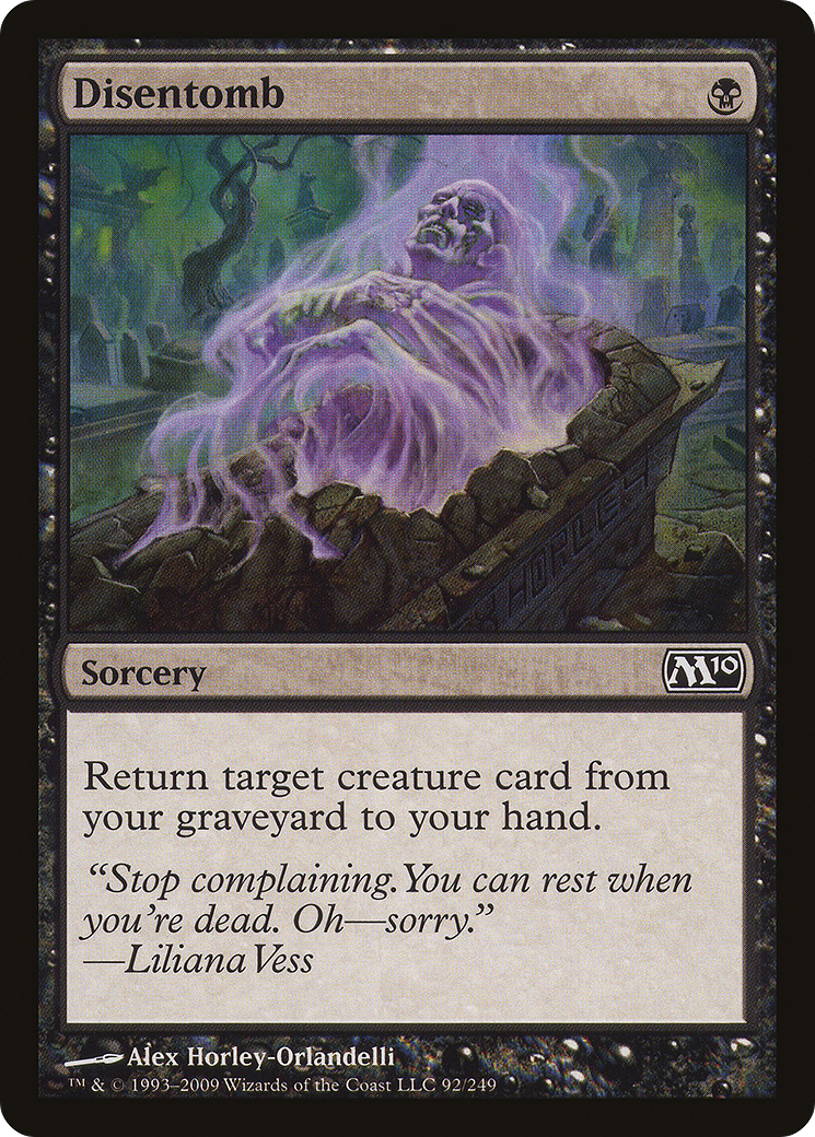 {C} Disentomb [Magic 2010][M10 092]