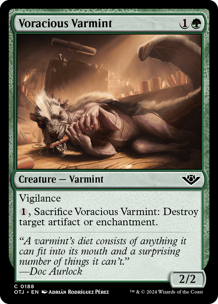 {@C} Voracious Varmint [Outlaws of Thunder Junction][OTJ 188]
