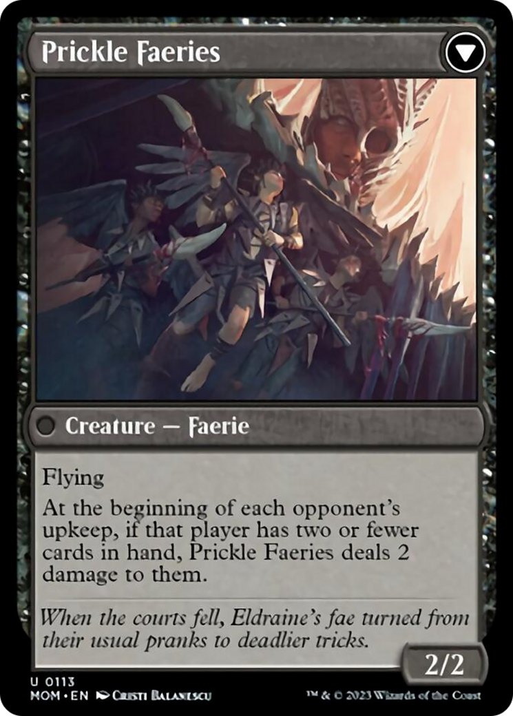{C} Invasion of Eldraine // Prickle Faeries [March of the Machine][MOM 113]