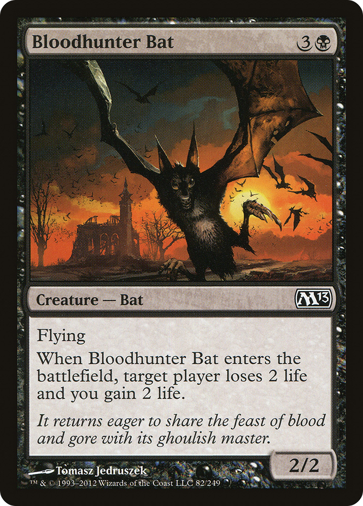 {C} Bloodhunter Bat [Magic 2013][M13 082]