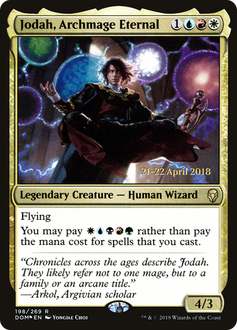 {R} Jodah, Archmage Eternal [Dominaria Prerelease Promos][PR DOM 198]
