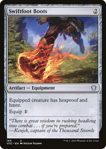 {C} Swiftfoot Boots [Innistrad: Crimson Vow Commander][VOC 169]