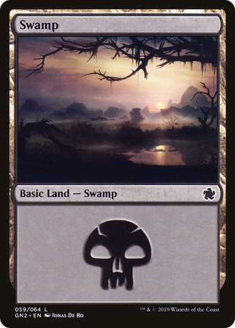{B}[GN2 059] Swamp (59) [Game Night 2019]