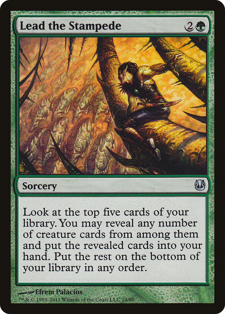 {C} Lead the Stampede [Duel Decks: Ajani vs. Nicol Bolas][DDH 024]