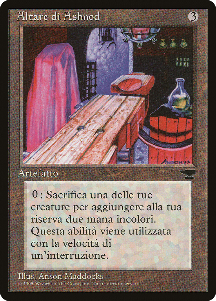 {C} Ashnod's Altar (Italian) - "Altare di Ashnod" [Rinascimento][RIN 101]