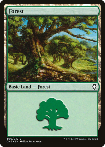 {B}[CM2 306] Forest (306) [Commander Anthology Volume II]