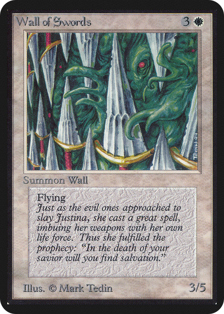 {C} Wall of Swords [Alpha Edition][LEA 042]
