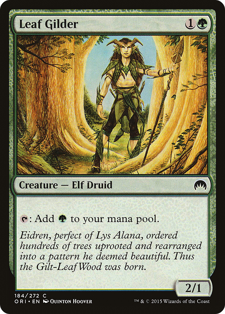 {C} Leaf Gilder [Magic Origins][ORI 184]