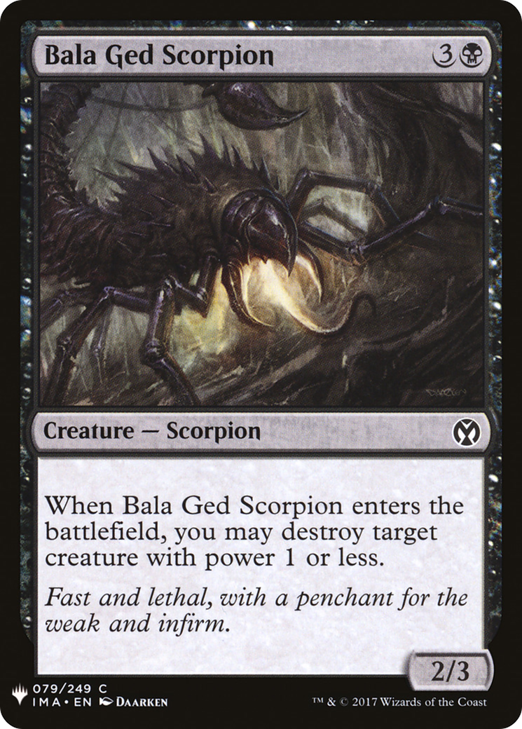 {C} Bala Ged Scorpion [Mystery Booster][LS IMA 079]