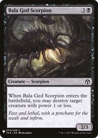{C} Bala Ged Scorpion [Mystery Booster][LS IMA 079]